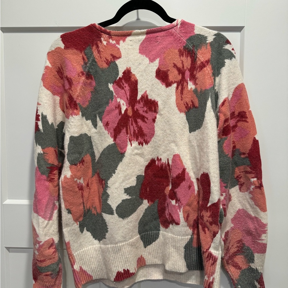 Loft Flower Patterned Sweater - Picture 4 of 4